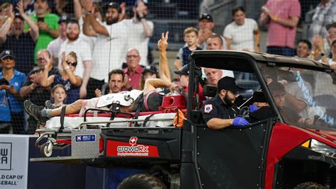 Cameraman injured at Yankee Stadium by wild throw has an orbital fracture